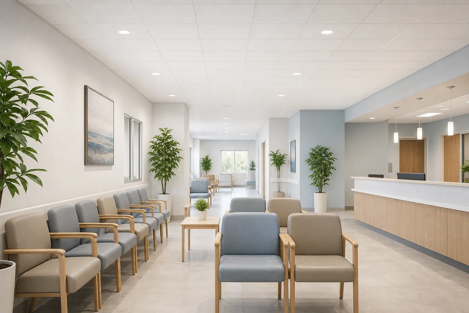 Healthcare waiting area — Teesside